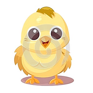 A small and adorable illustration of a baby chick