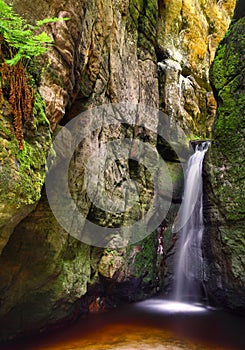 Small adrspach waterfall photo