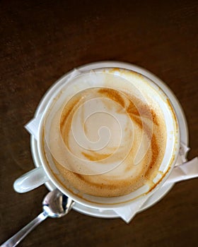 Small afternoon cup of cofee