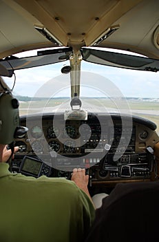 Small Aircraft (Airplane) Cockpit