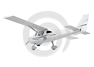 Small Airplane Isolated