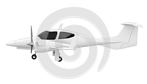 Small Airplane Isolated