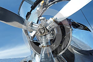 Small airplane propeller