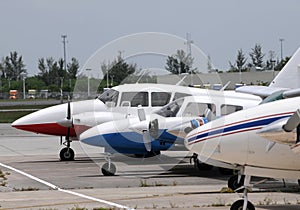 Small airplanes photo