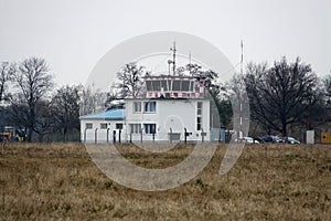 Small airport tower