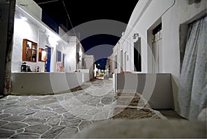 Small alleys in Folegandros island, Greece