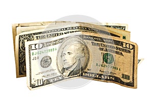 Small amount of American money photo