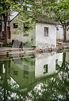 A small ancient village nearby canal