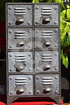 Small Antique Filing Cabinet