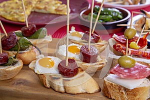 Tapas or antipasto starters