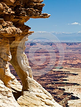 Small Arch Over Buck Canyon, Canyonlands NP, Utah