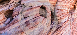 Small Arches Formed in The Slick Rock Near Kaolin Wash