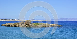 A small atoll in the Aegean Sea