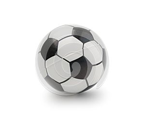 Small ball isolated on white