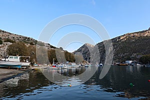 Small bay at kalymnos island greece europe