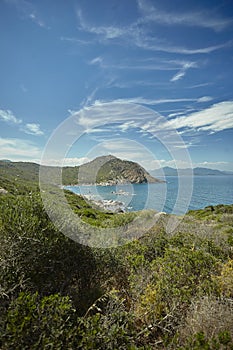 The small bay on the sea of Sardinia photo