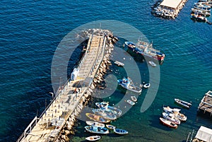 Small bay in Sorrento seacoast, Italy