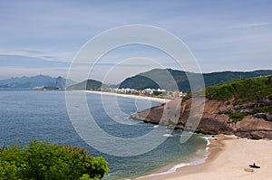 Small Beach in Niteroi, Brazil