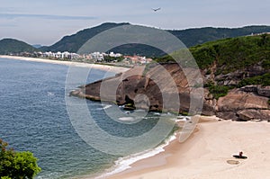 Small Beach in Niteroi, Brazil