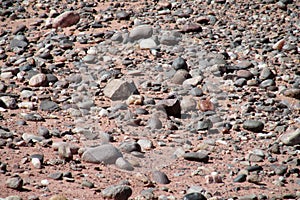 Small beach round stones pattern