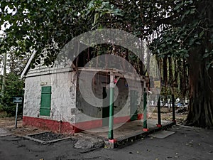 Small, beautiful and pittoresque general post office in Black River Mauritius.