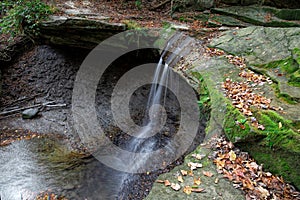 Small beautiful waterfall from Blue Hen park