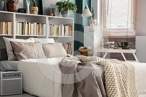 Small bedroom with designer decor