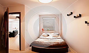 Small bedroom panorama