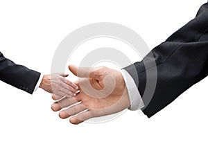 Small Big Business Handshake Size Unfair