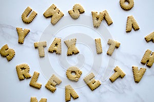 Small Biscuits Spelling `Tax It`