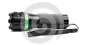 Small black flashlight