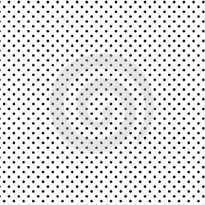 Small Black Polka Dots, White Background, Seamless Background photo