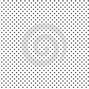 Small Black Polka Dots, White Background, Seamless Background