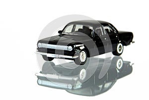 Small black toy car
