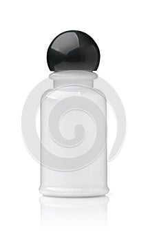Small  blank plastic cosmetic bottle
