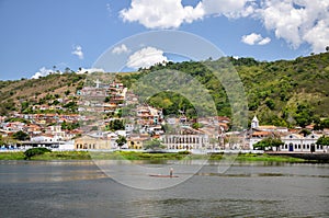 Small boat in Cachoeira (Brazil) photo