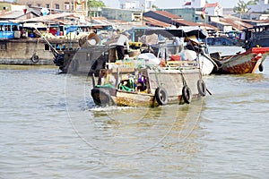 Small boat supplies drinks