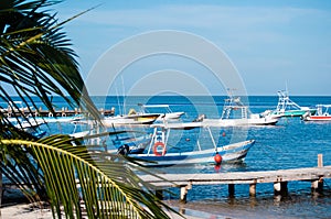 Small boats for fishing and snorkeling