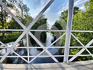 Small bridge over a canal