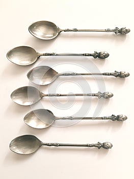 Small bronze spoons