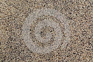 Small brown sand stone of floor and wall texture and background.