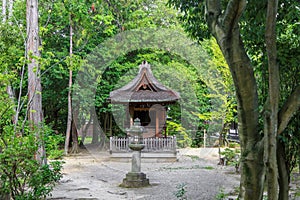 Small Buddhist temple at Toshodai-ji temple built in 8th century.