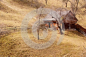 Small Building on Hillside