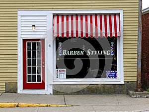 Small business: Barber shop front