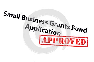 Small Business Grants Fund Application Approved