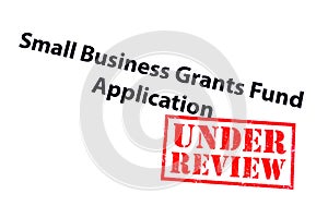 Small Business Grants Fund Application Under Review