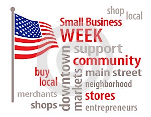 Small Business Week, American Flag