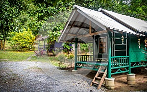 Small cabin in a resort in Kiriwong