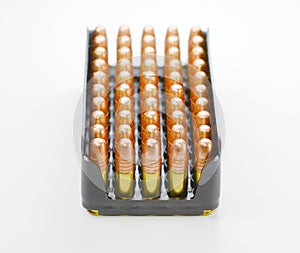 Small caliber ammunition.