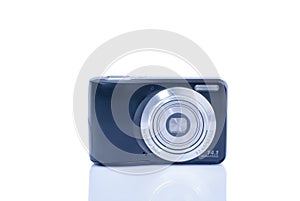 small camera isolated on white background
